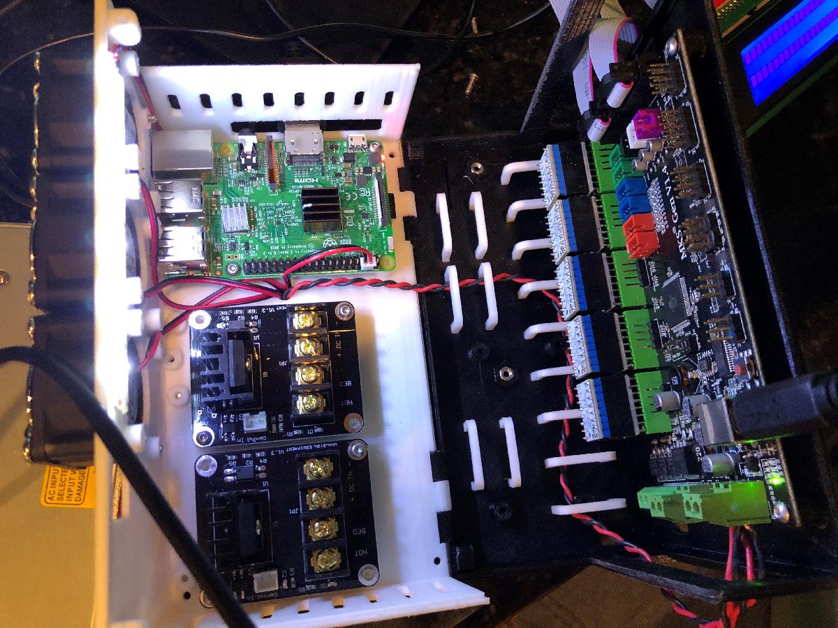 Caixa para MKS 1.4 Ramps Upgrade ANET A8 com Pi 3