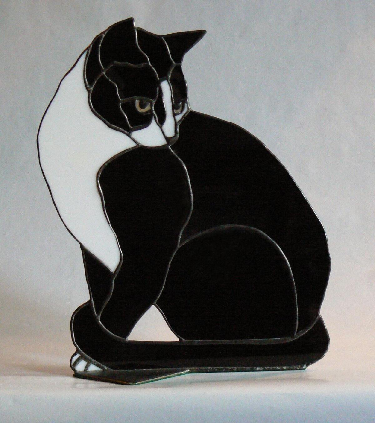 Gato Preto (Vitral)