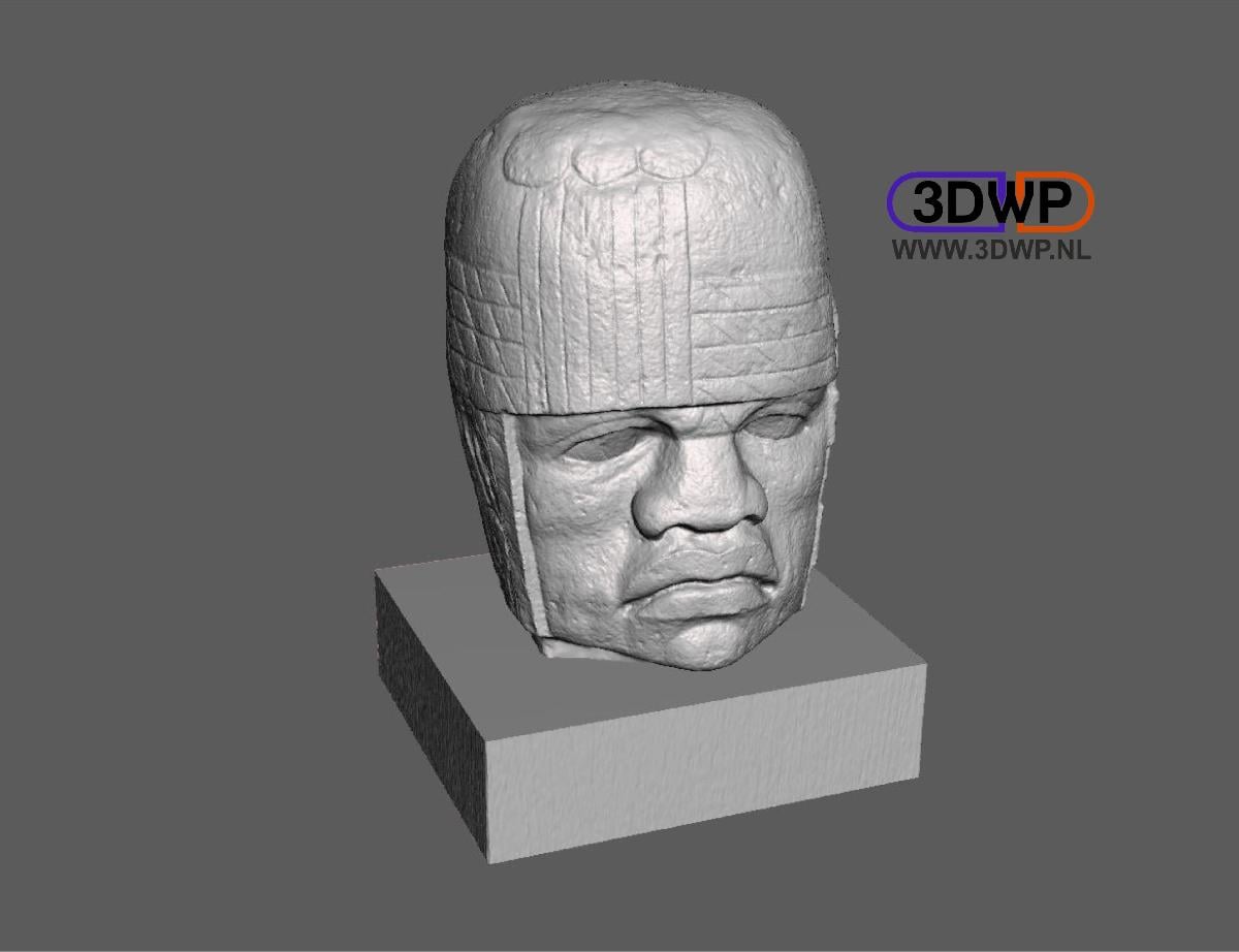Escaneamento 3D da Cabeca Olmeca