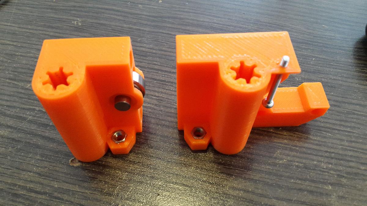 x end para prusa i3 com bucha linear impressa e integrada
