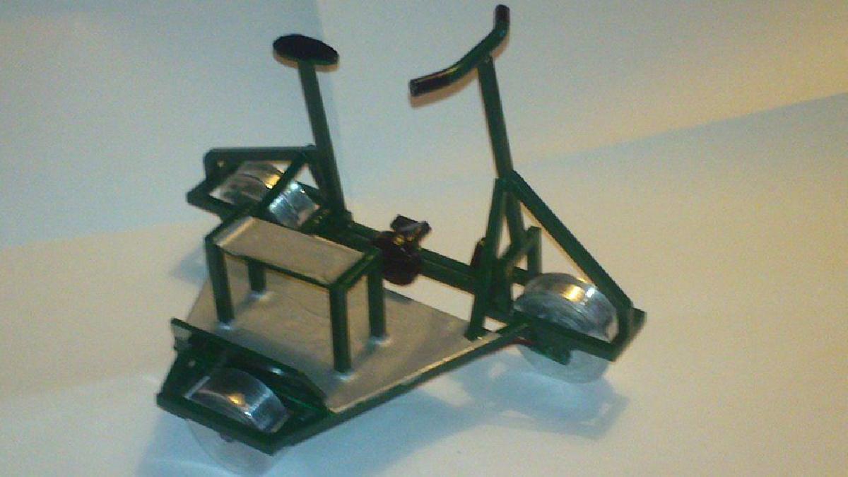 Kit de trilhos/bicicleta de pista H0 escala 1/87