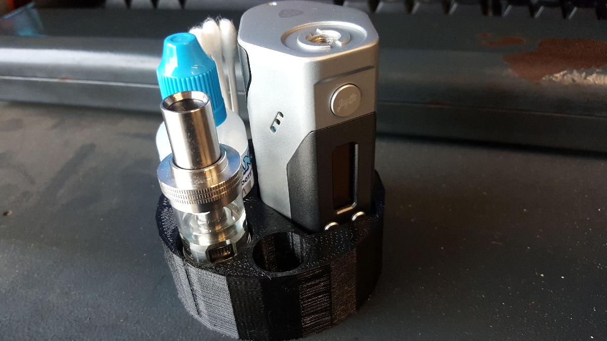 Suporte para copo de vape JayBo Wismac Reuleaux. (e recorte para que voce possa criar o seu proprio)