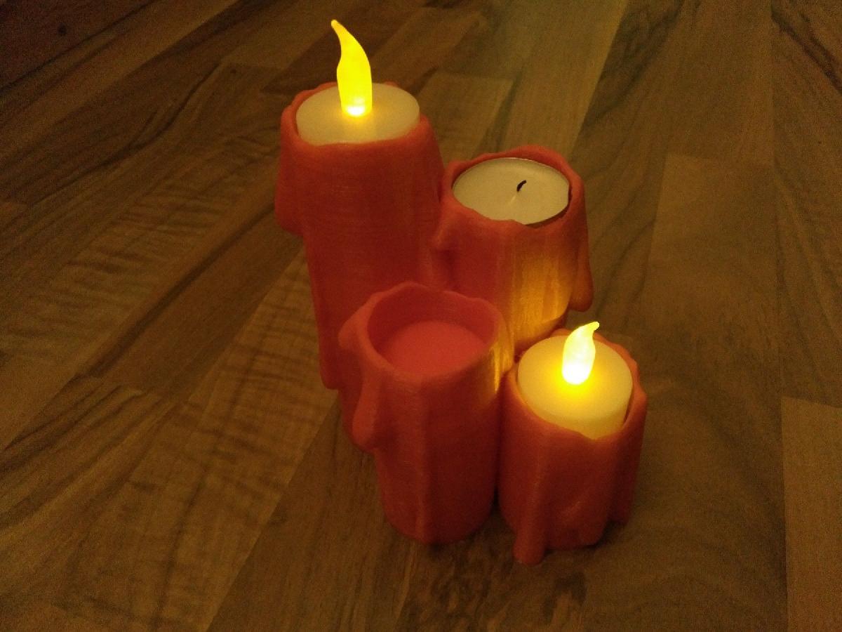 Velas de Advento para Luzes de Cha LED
