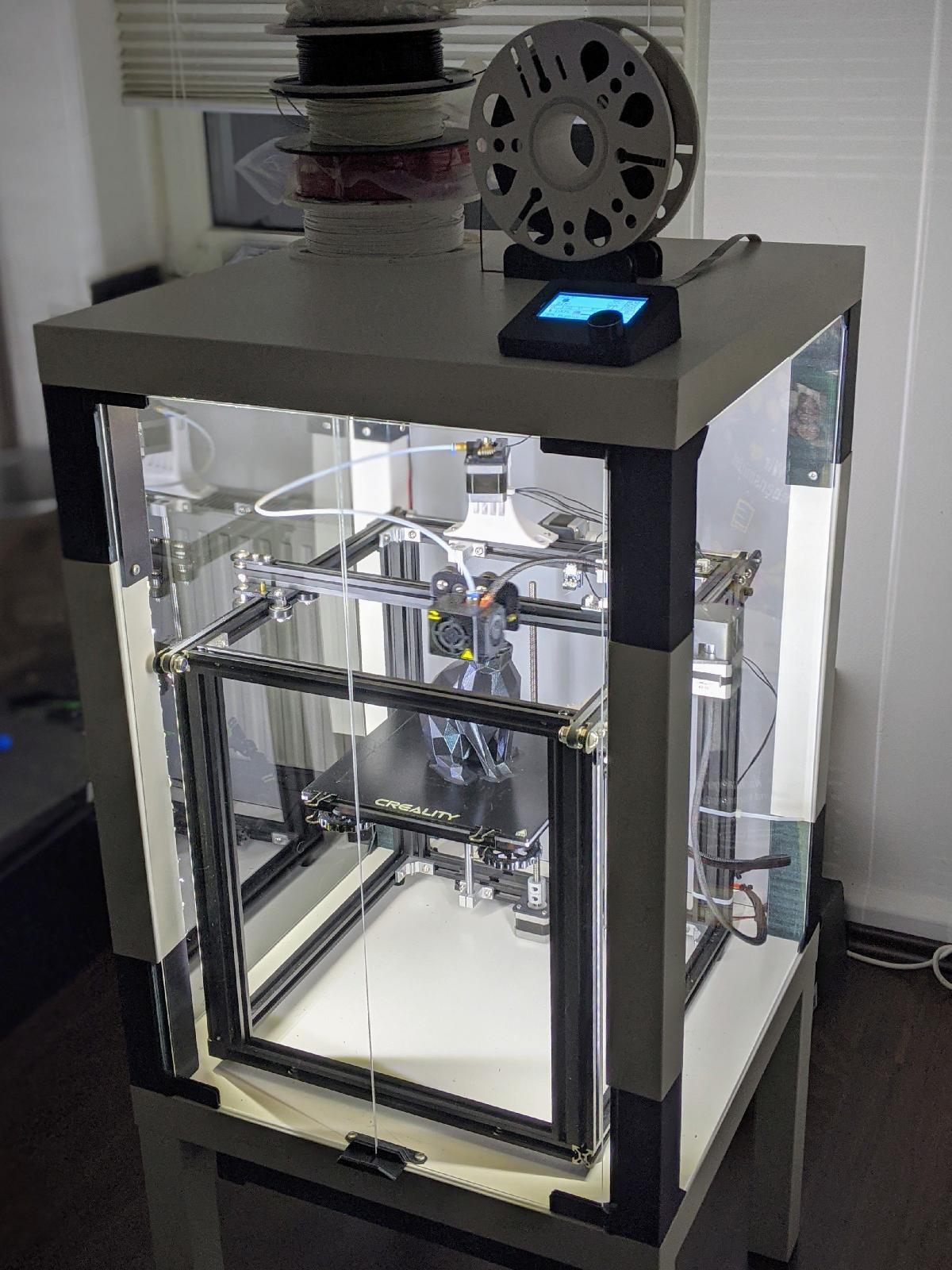Enclosure para Prusa i3 MK3 redimensionada Ender 5 para IKEA Lack