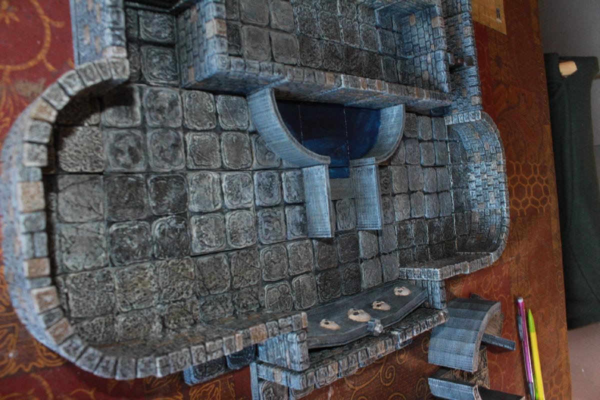 Azulejos de piscina de parede baixa OpenForge