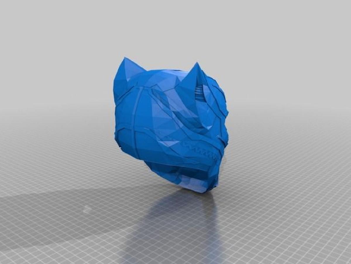 capacete pantera preta