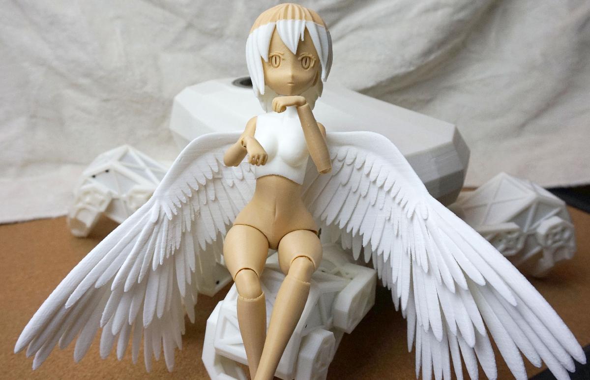 Boneca de Anjo   Versao modificada de Menina de corpo articulado