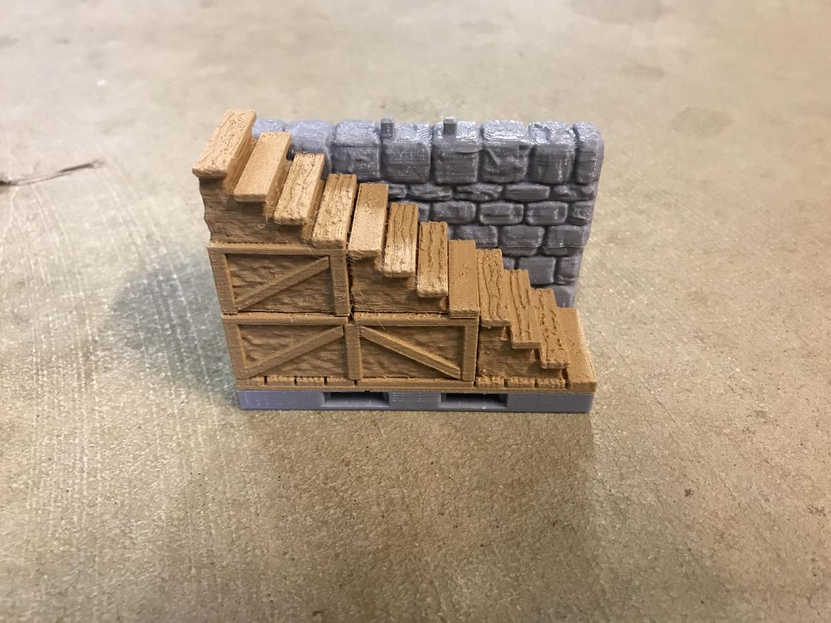 Escadas de Pedra de Masmorra OpenForge   Baixas e Altas