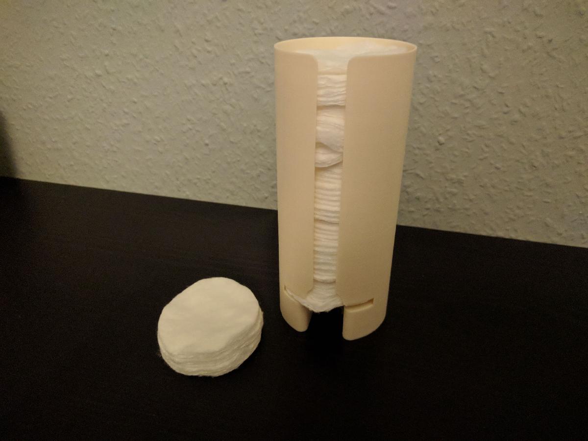 Dispensador de Almofadas de Algodao