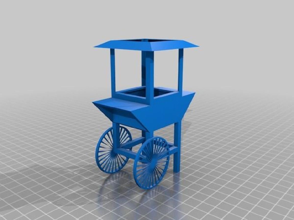 Suporte para lapis de maquina de pipoca