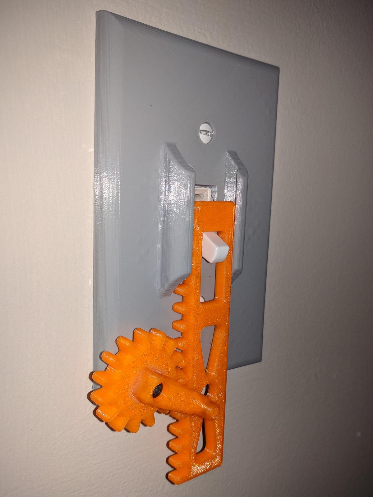 Interruptor de Luz com Engrenagem Placa Unica