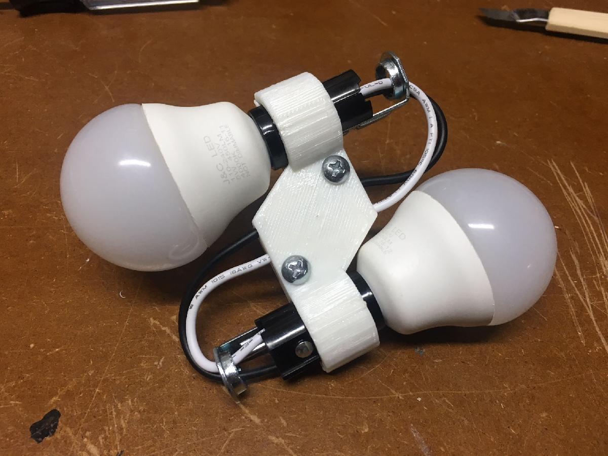 adaptador de lampada dupla E12