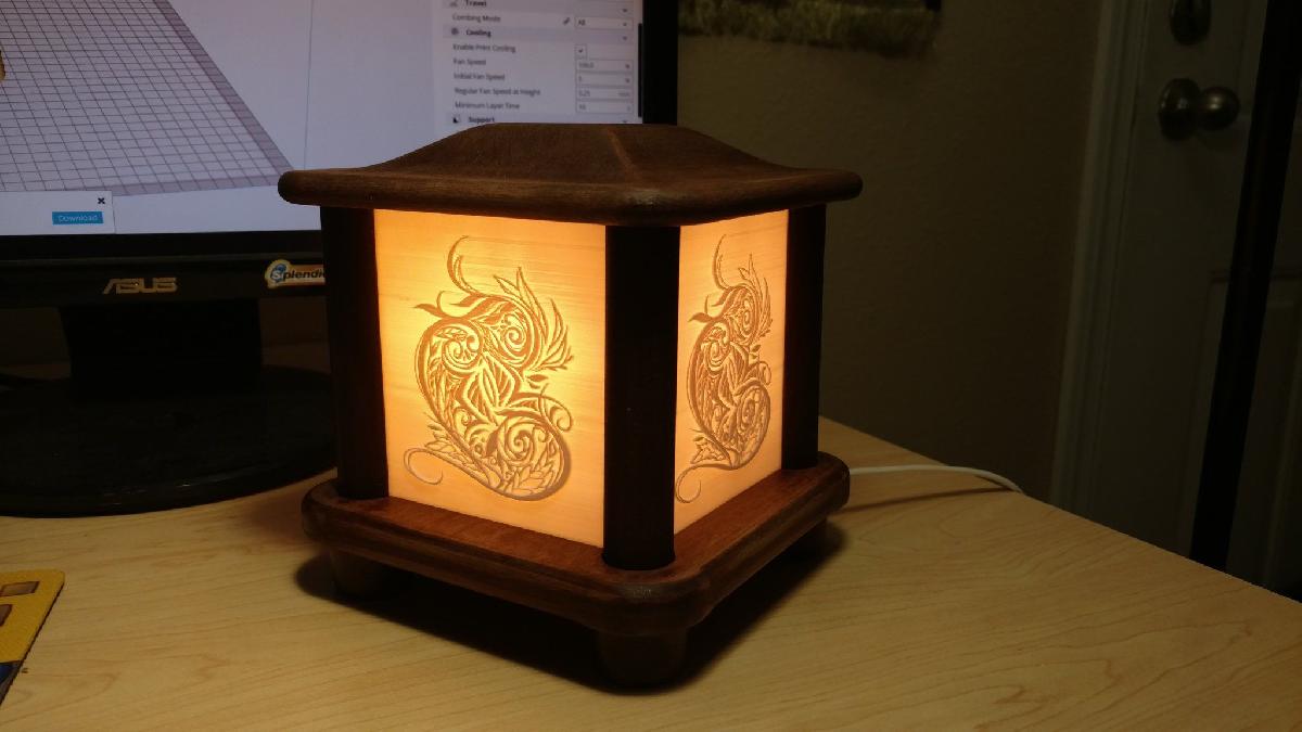 Lâmpada Lithophane
