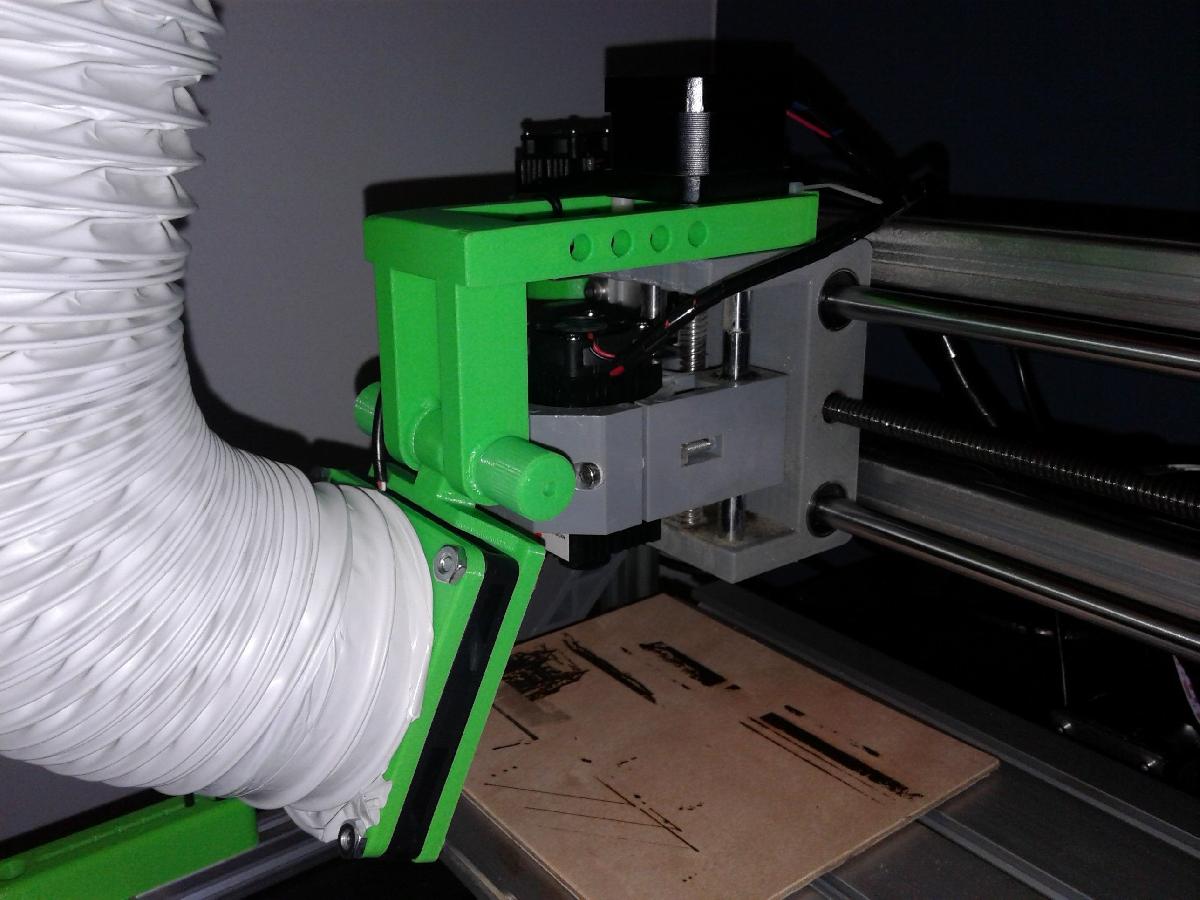 Suporte de Ventilador CNC para gravacao a laser (1610 / 3018 / 2418)