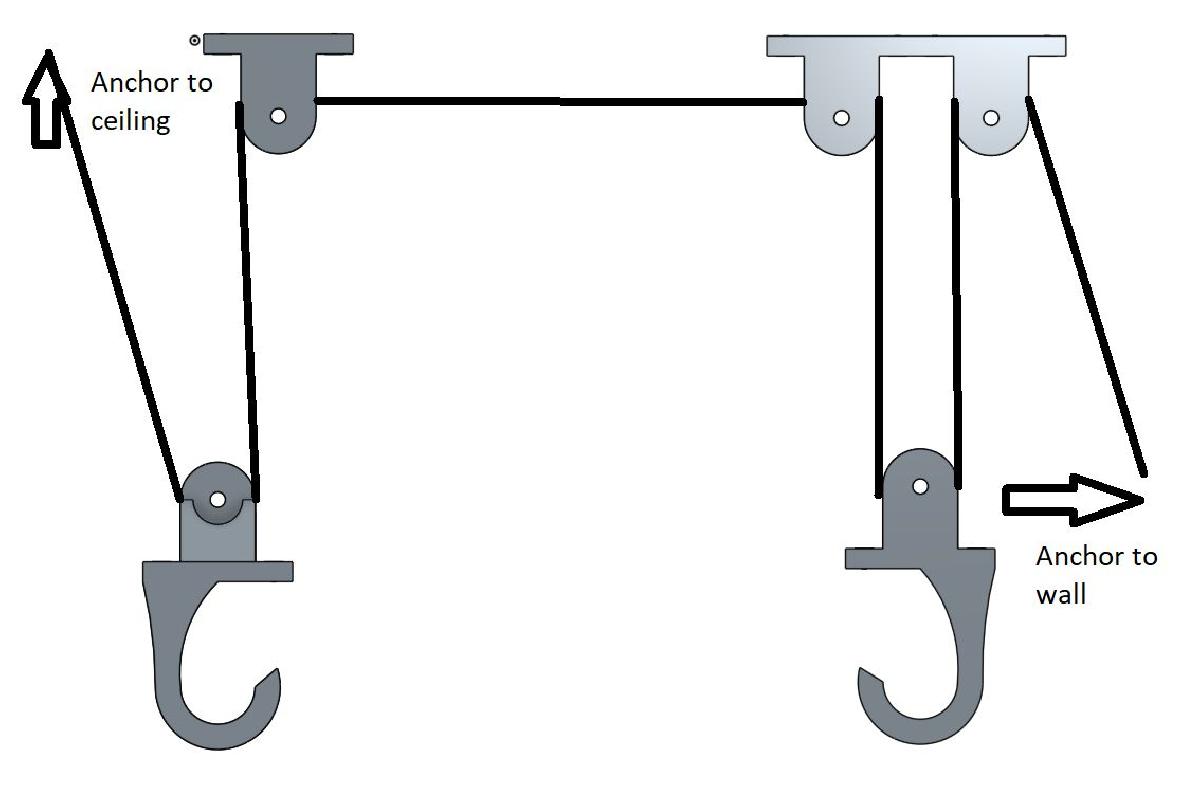 Suporte de Teto para Bicicleta