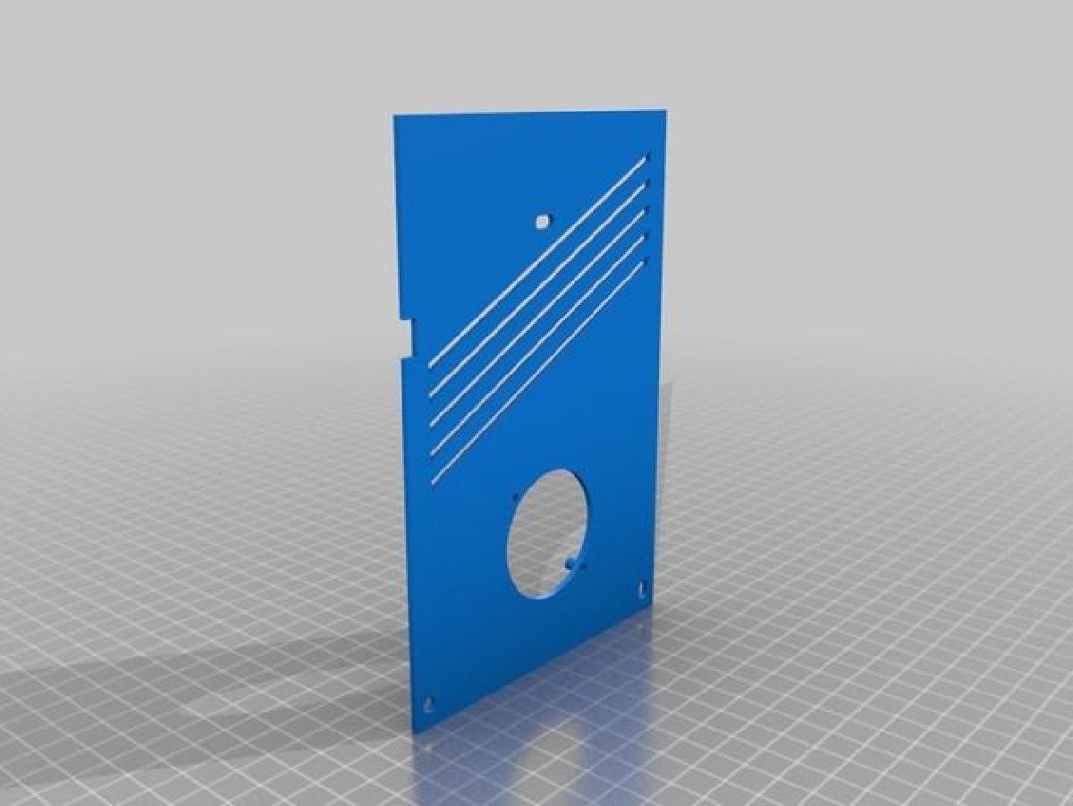 Tampa de Controle do Ender 3 Mais Silenciosa e Mais Fria (Compativel com Ventilador Stock+4020)