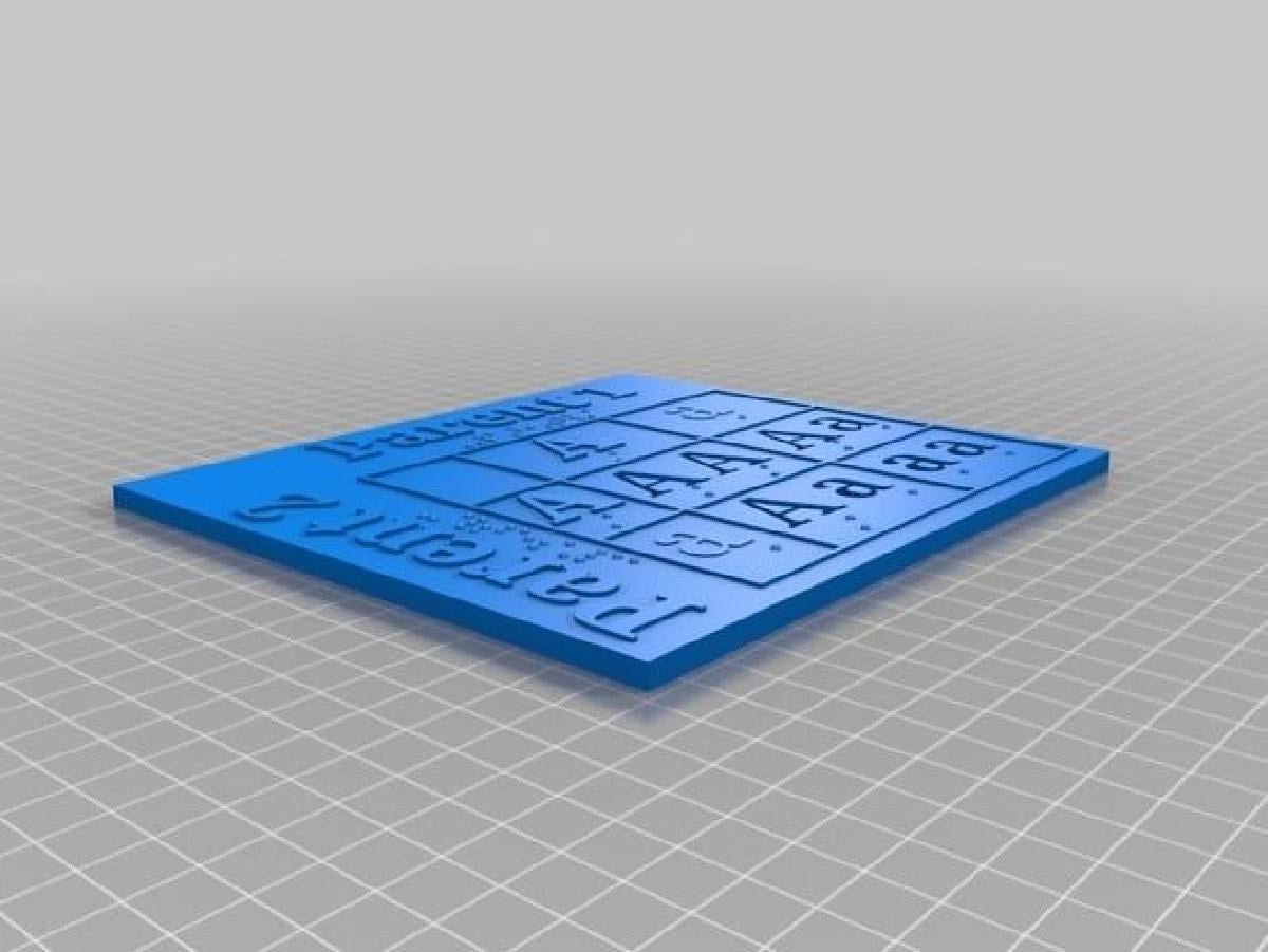 Quadrado de Punnett com Braille e Jogo