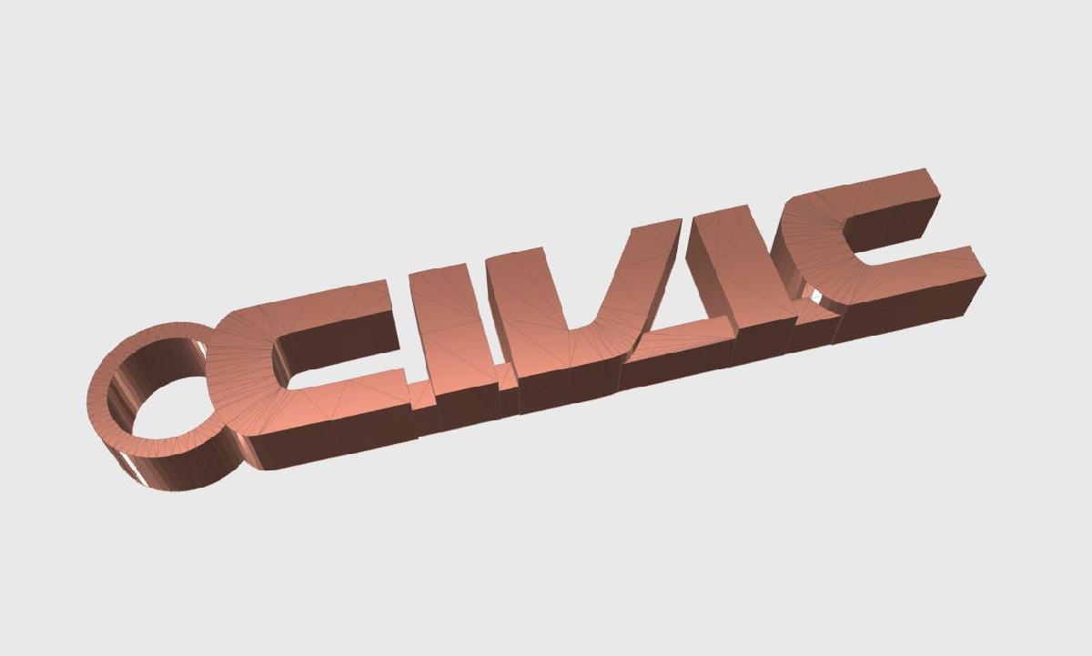 Chaveiro Honda Civic