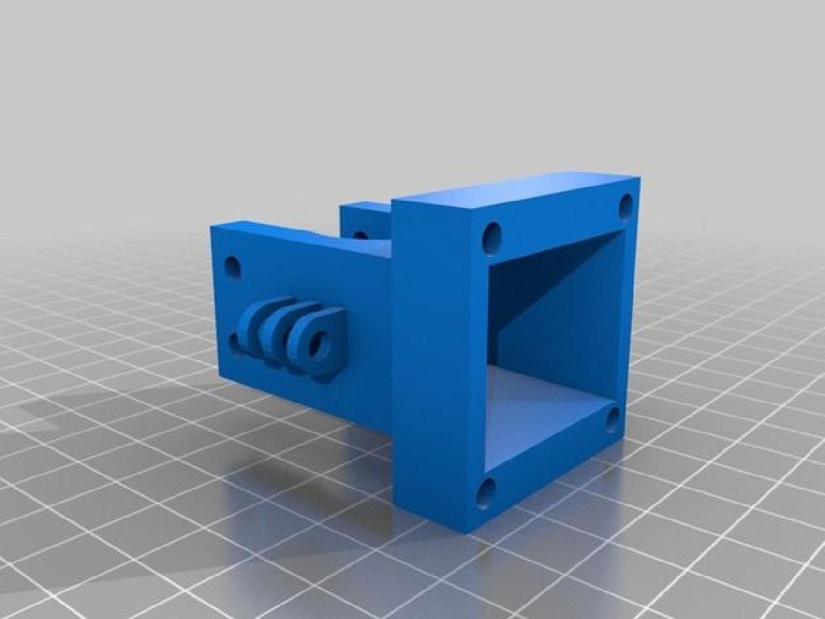 Suporte para Ventilador Dual de 40mm E3D (Com Bracadeira)