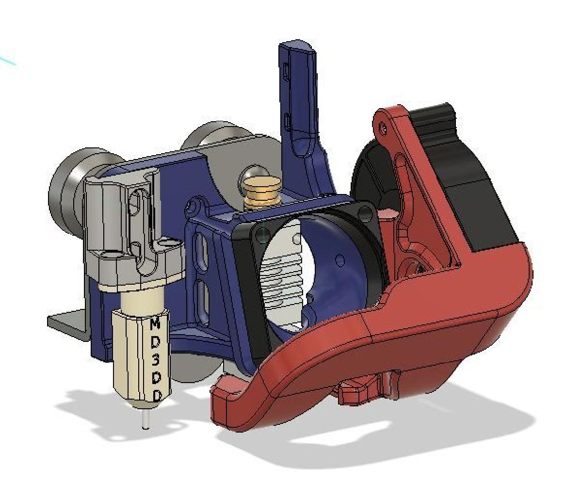 Suporte de Hotend Original Creality e Resfriamento de Pecas com BLT e EZABL.