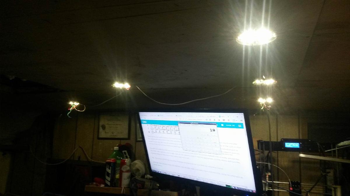 Luz de Teto de Baixa Tensao para Camper