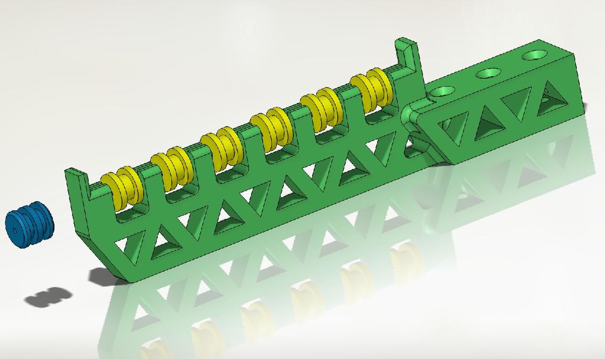 Suporte para alimentador de filamento super fluido