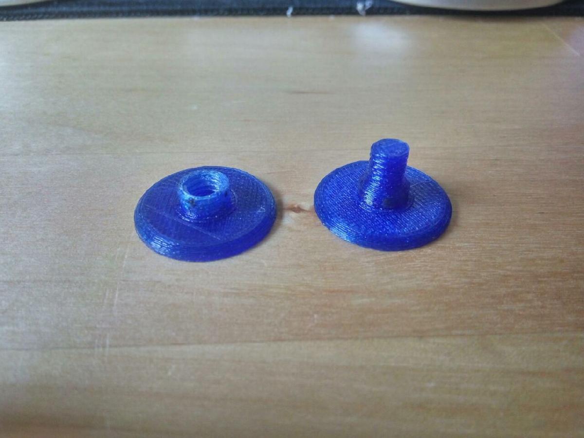 Tampas de Fidget Spinner Rosqueadas (Gire para juntar!)