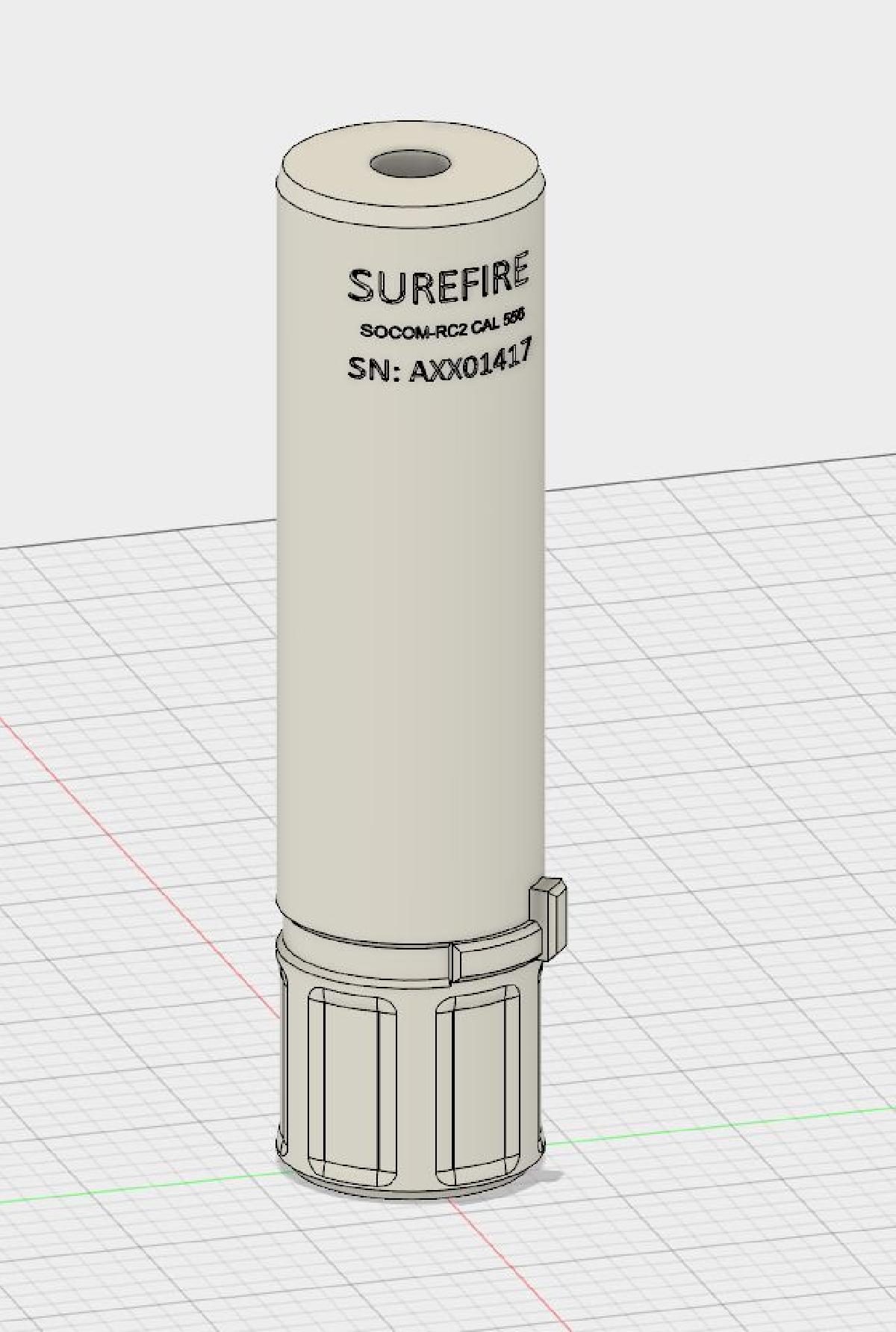 Supressor Surefire 556 para Airsoft