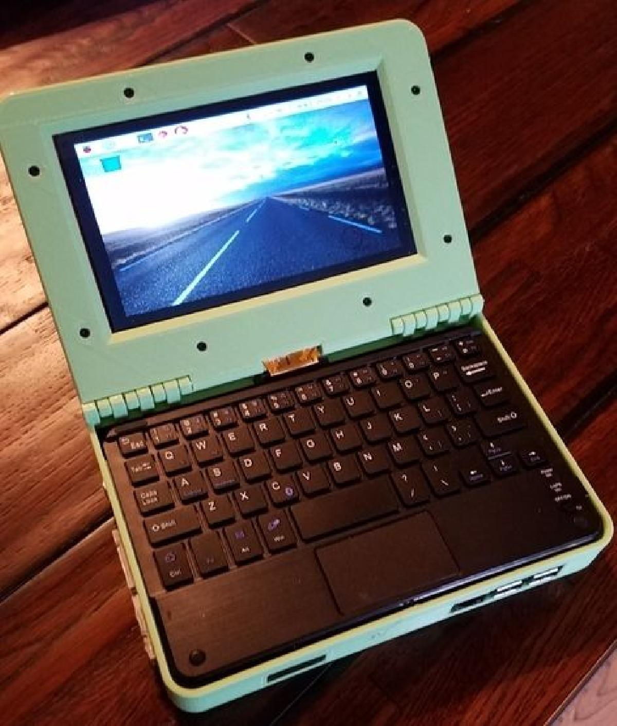 Laptop de 7 polegadas Raspberry Pi