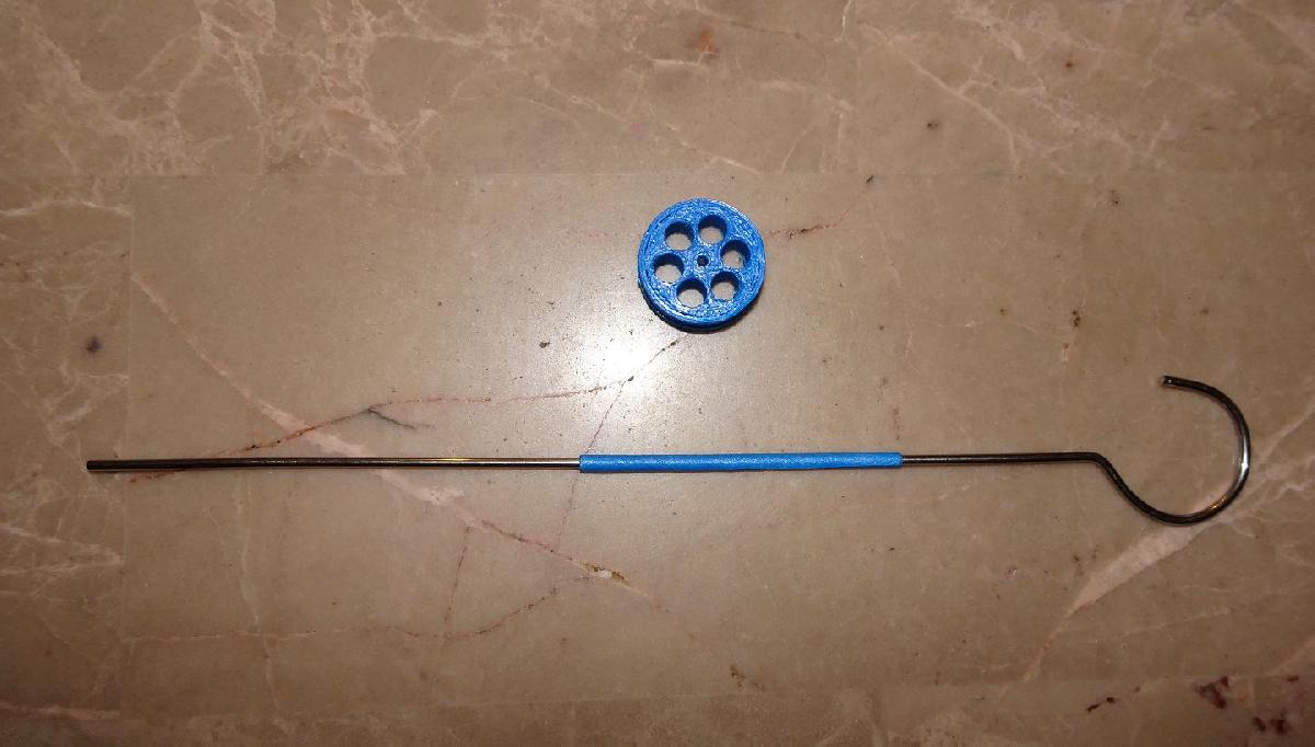 Barra de Desobstrucao do Extrusor