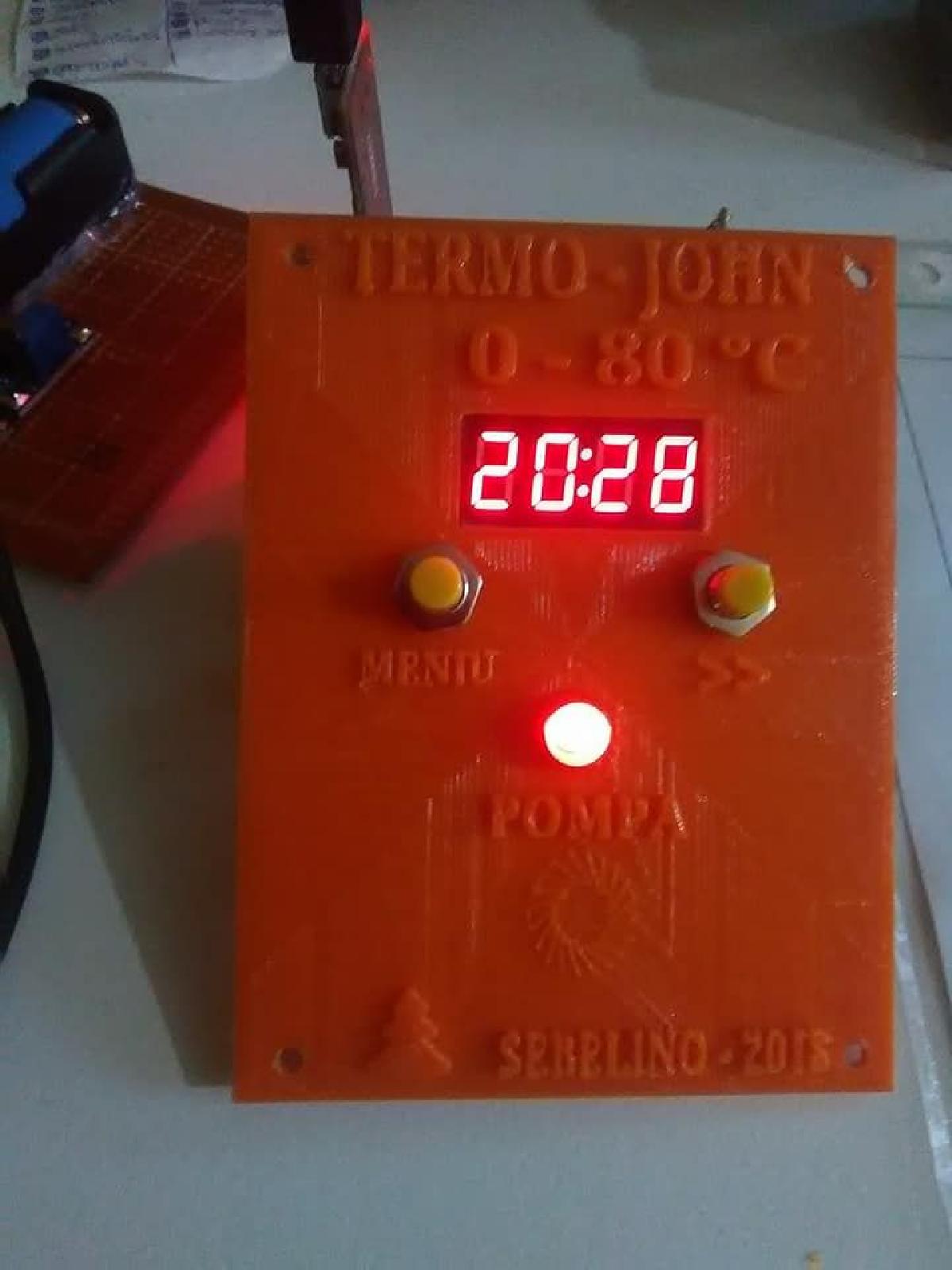 Casa do termostato DIY