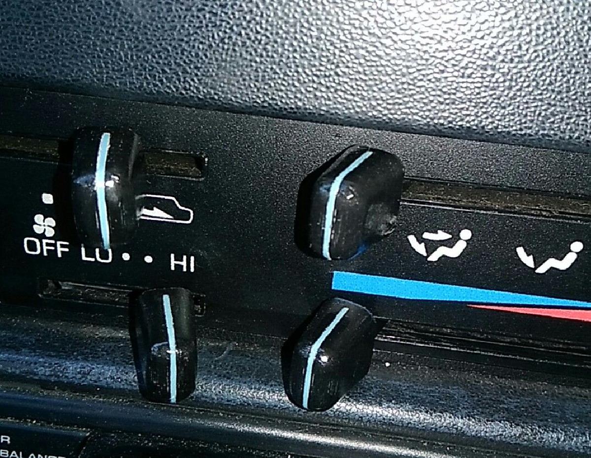 botoes do aquecedor da Toyota