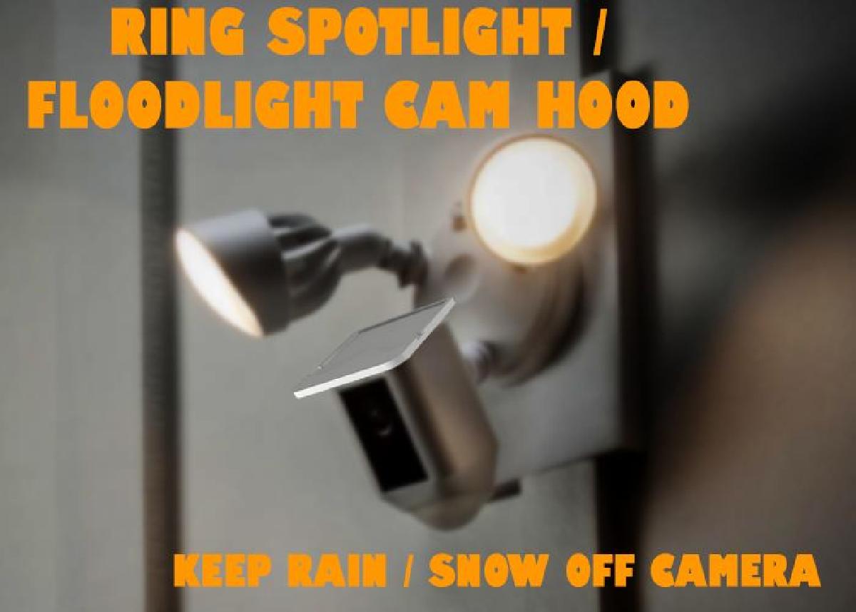 Capa Superior para Camera Ring Spotlight / Floodlight   Chuva + Neve