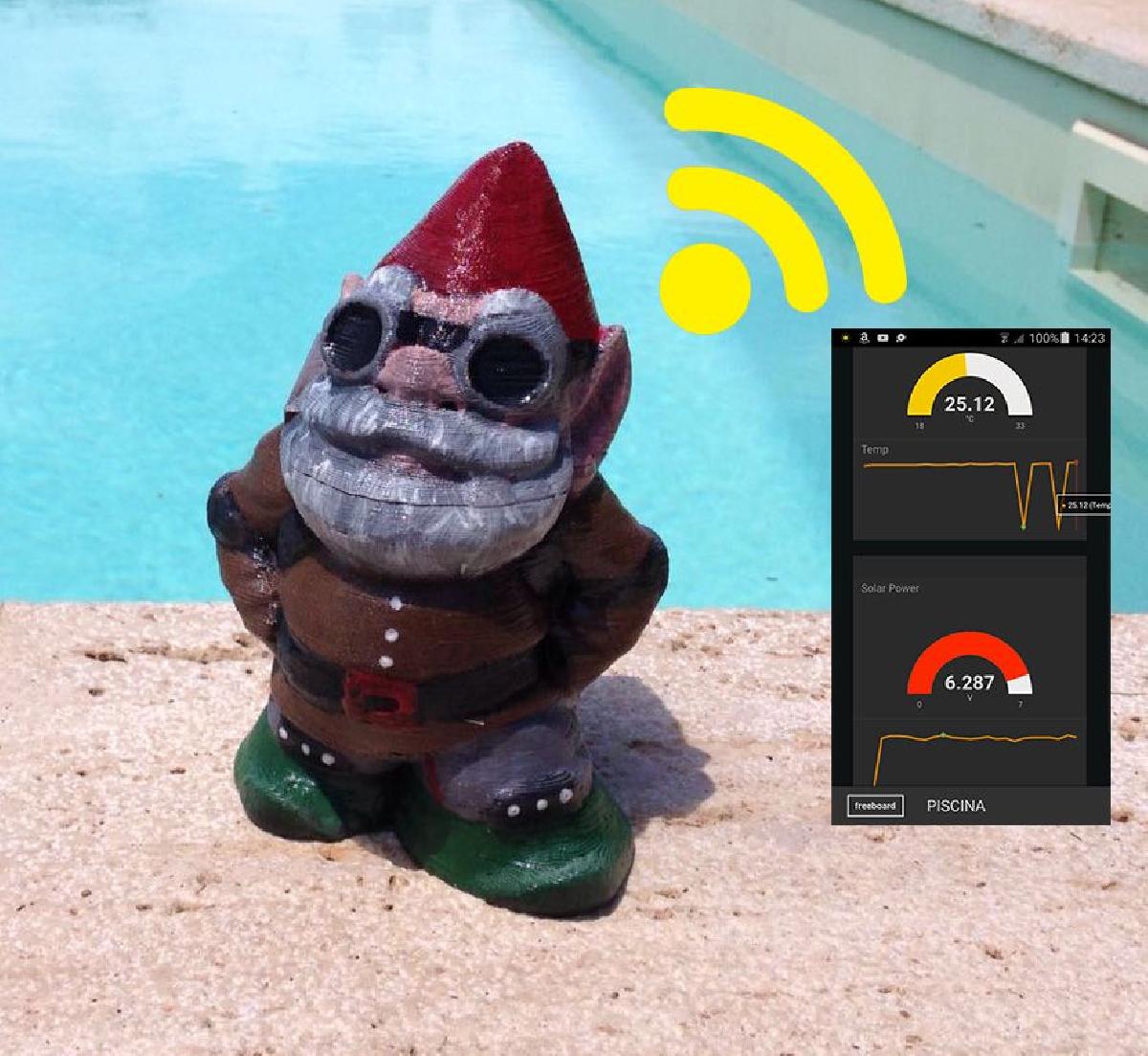GnomIoT   O Sensor de Jardim Alimentado por Energia Solar