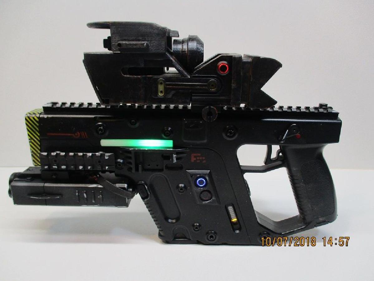 BLASTER REAL DE LASER DA XRAD COM SCANNER LIDAR