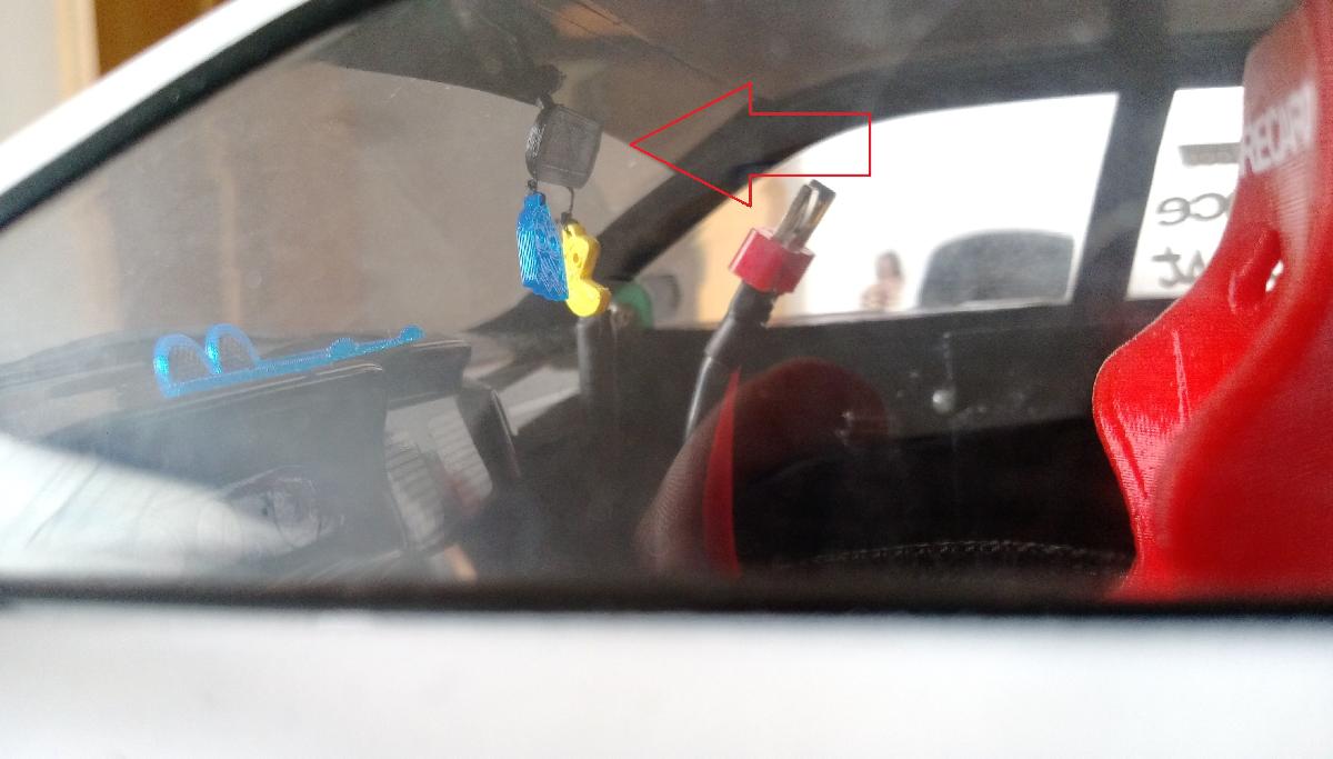 Espelho retrovisor de carro RC