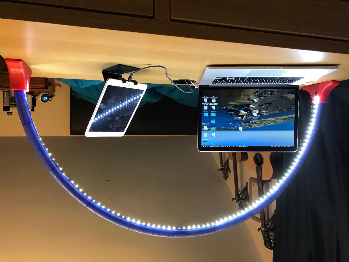 Ponte/arco de luz LED simples (impressao facil)