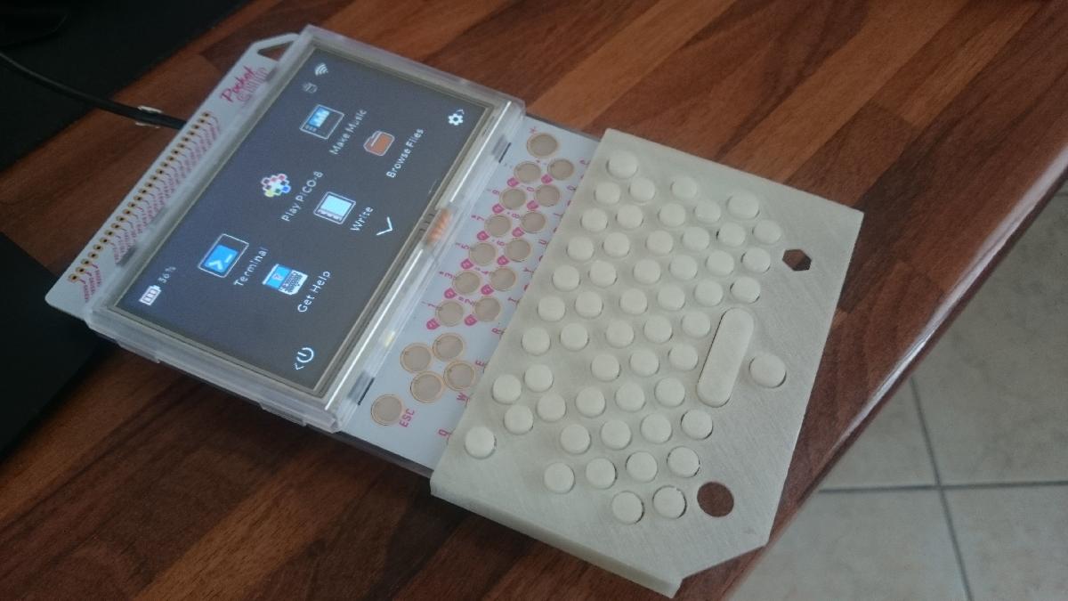 Teclado adicional PocketChip + caneta Stylus