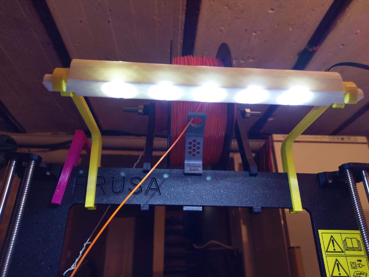 feixe de luz LED