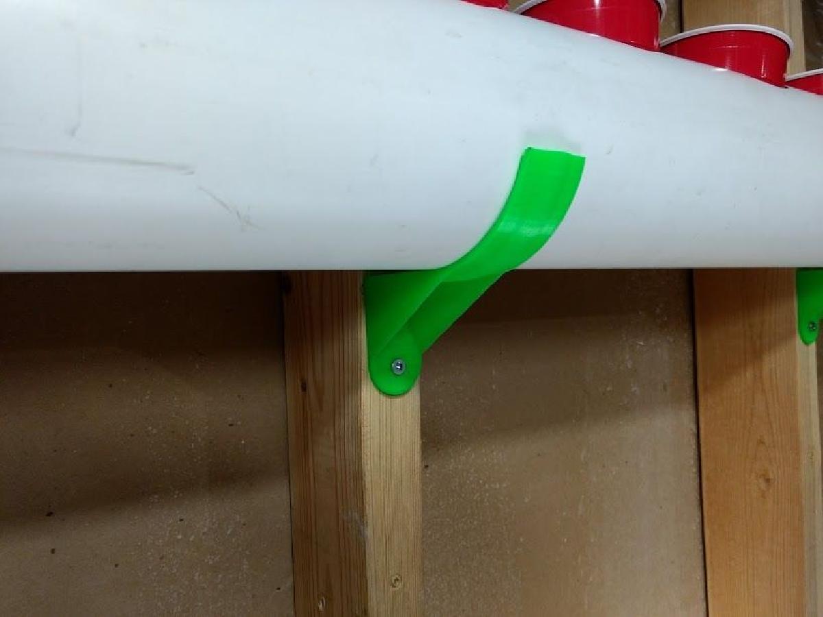suporte de tubo de 4 polegadas