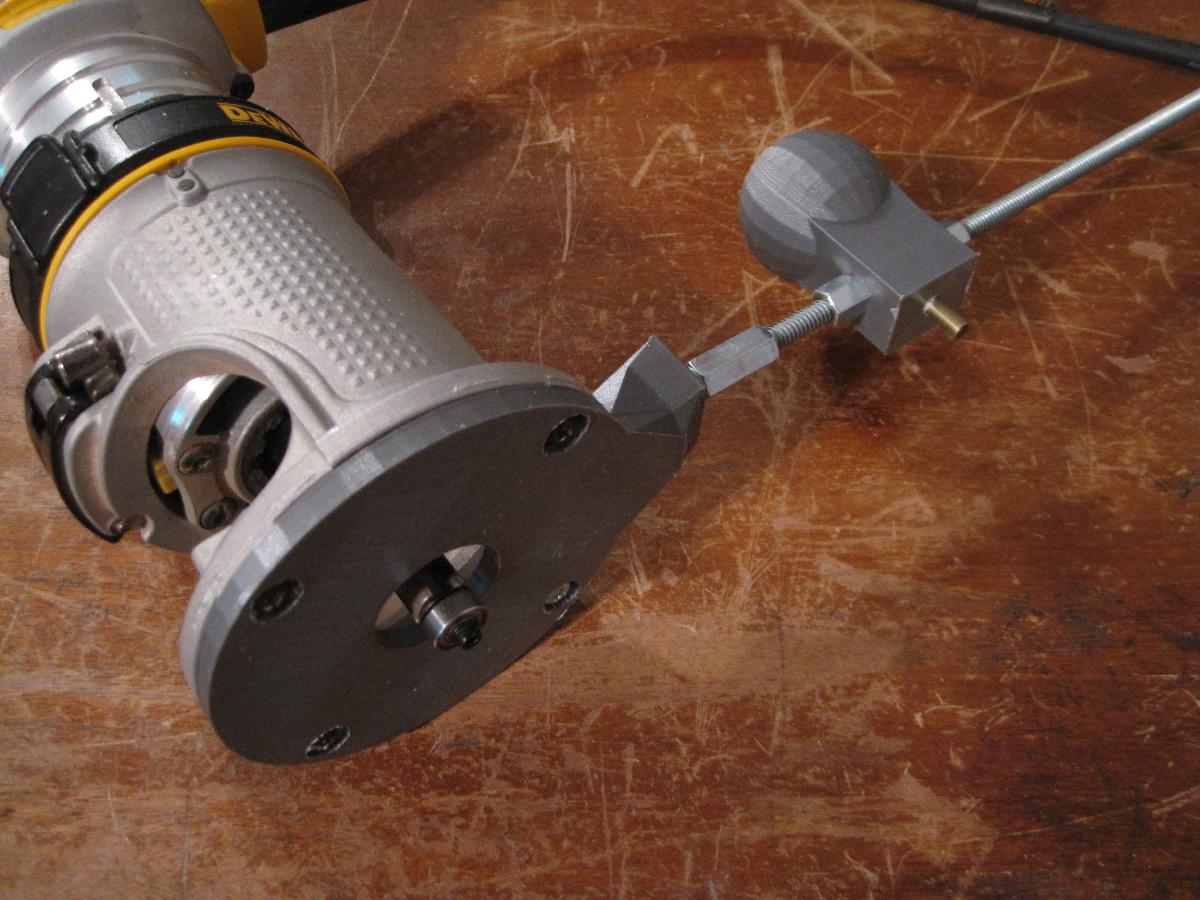 Gabarito de circulo para fresadora Dewalt DWP611
