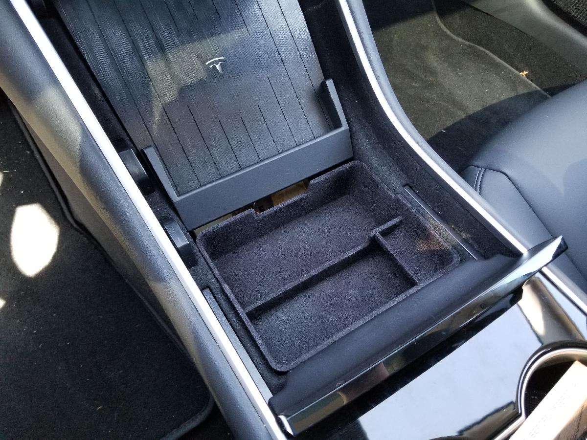 Bandeja do Console Central do Tesla Model 3 (Modificado de jonco223)