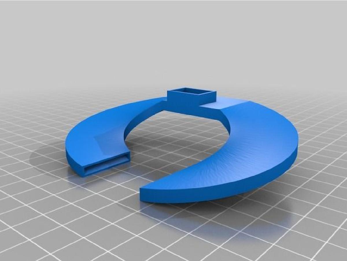 Duto de ventilador em helice (personalizavel, parametrico) para Anet A8 e similares