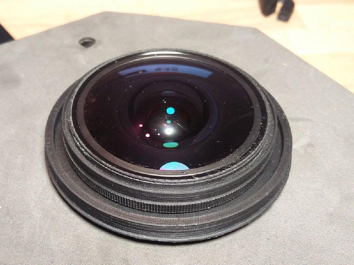 HAL 9000 Modificado para usar uma lente olho de peixe de 37mm