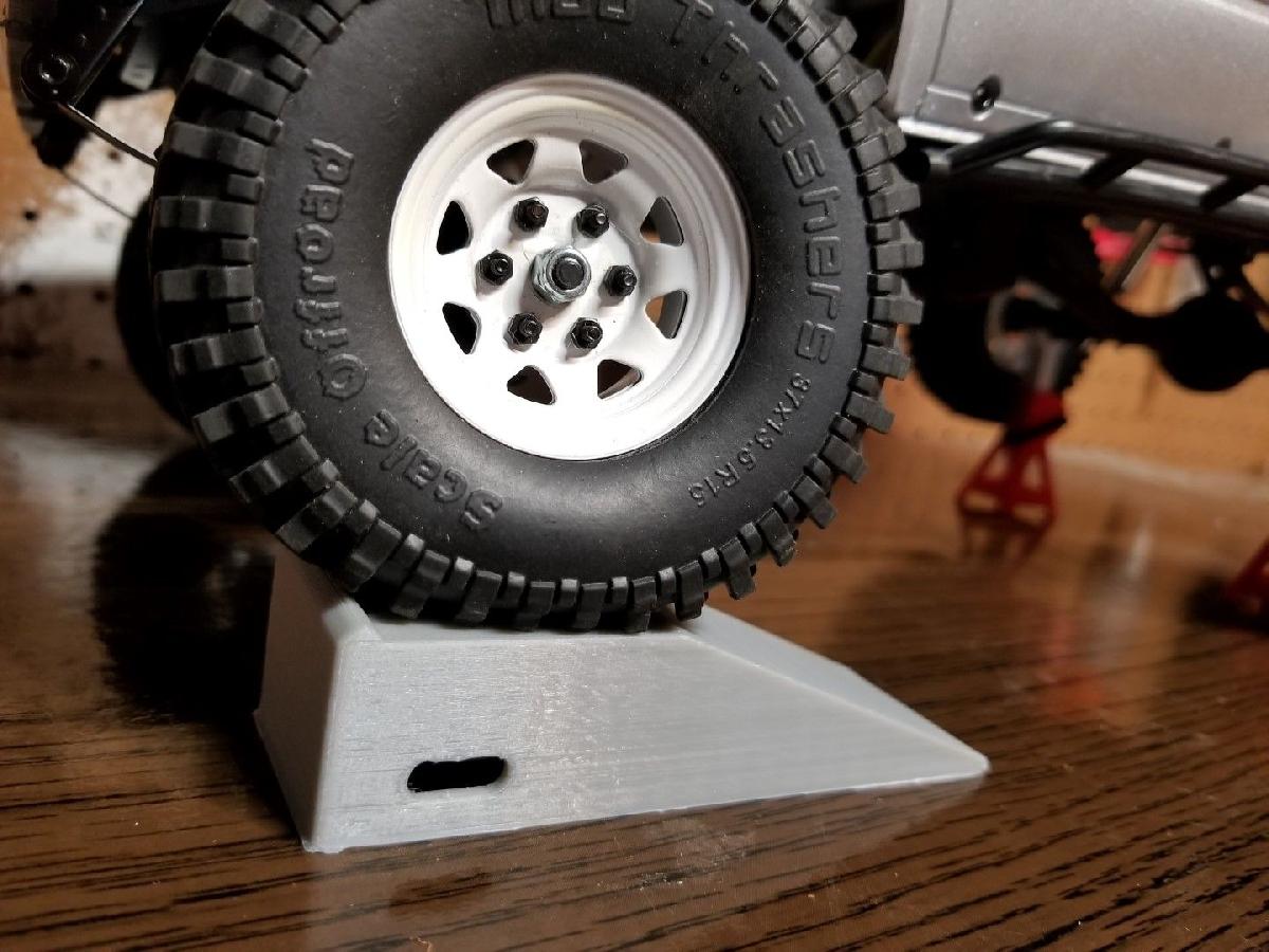 Rampa para carro RC em escala 1/10