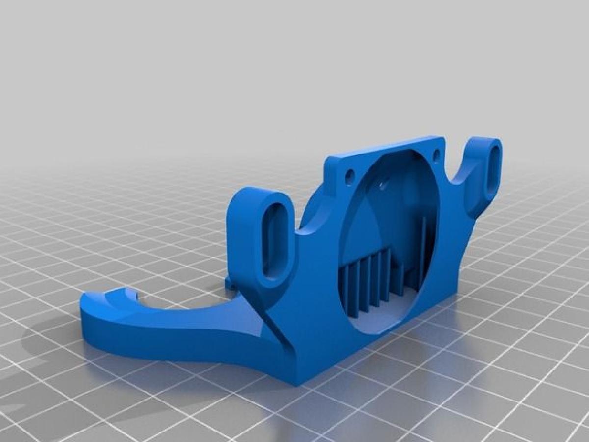 Suporte para Ventiladores de Resfriamento Ativo. FlashForge Dual