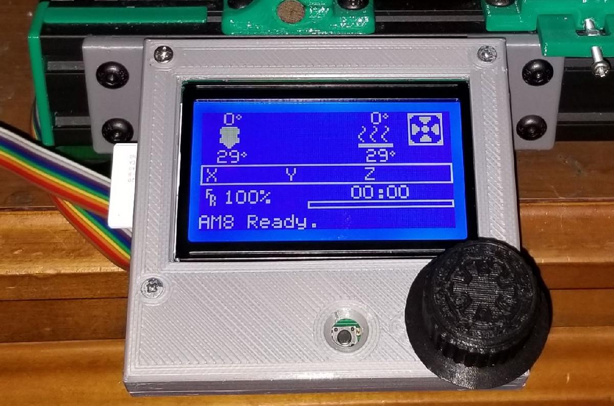enclosure de LCD grafico inteligente completo FYSETC 12864