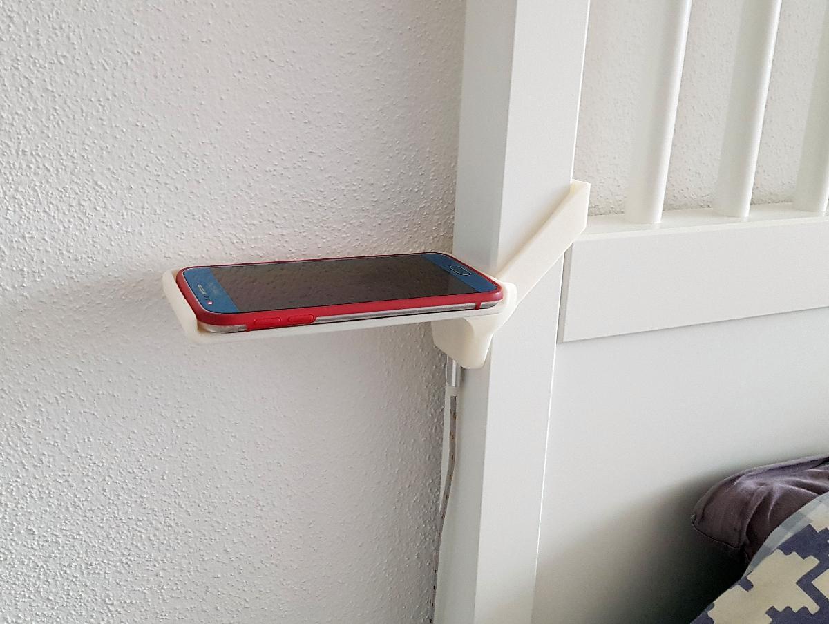 Carregador sem fio QI para cama IKEA para smartphone de 5,1