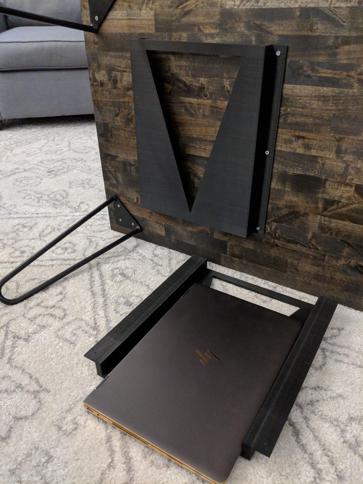 Prateleira de laptop para mesa de cafe