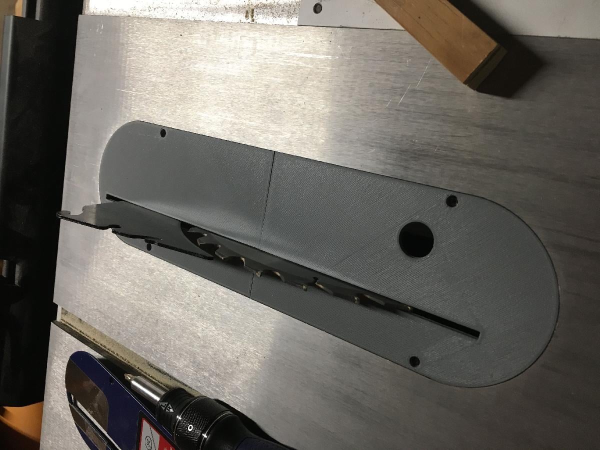 Placa de Insercao para Serra de Mesa Parametrica